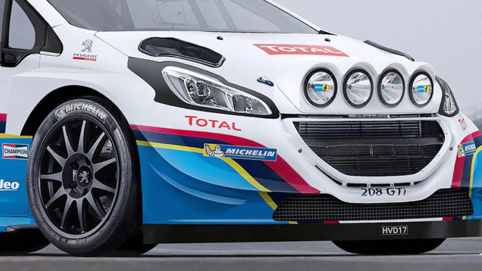 Así es el Peugeot 208 WRC 2017. Bueno, no... pero nos gustaría