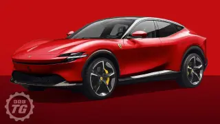 Recreación del Ferrari eléctrico.