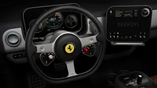 Interior del Ferrari Luce