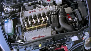 Motor V6 Busso de Alfa Romeo