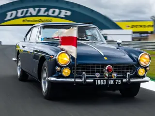 Ferrari 250 GTE '2+2' coche de seguridad de las 24 Horas de Le Mans en 1963. (Fotos: RM Sotheby's)