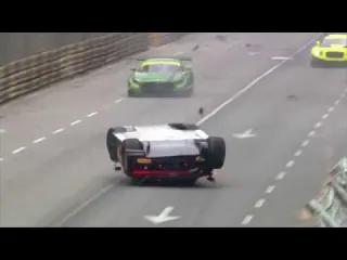 Accidente Audi R8 LMS en Macao