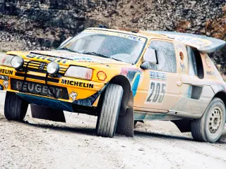 El Peugeot 205 T16 utilizaba un 1.8 turbo con el que protagonizó tremendas hazañas en el Grupo B
