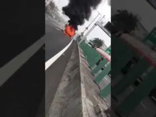 Model X accident in Guangzhou