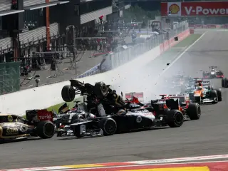 Salida en Spa-Francorchamps, 1998