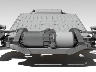 Batería eléctrica de un Tesla.