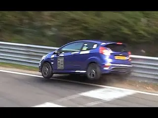 Accidente de un Ford Fiesta ST en Nürburgring