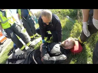 Accidente de moto con rotura de clavícula