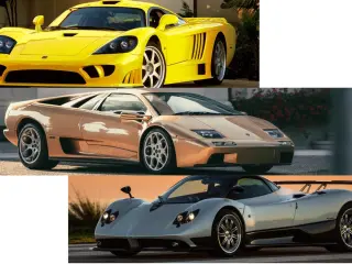 Saleen S7, Lamborghini Diablo y Pagani Zonda