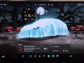 Modo Halloween de Tesla