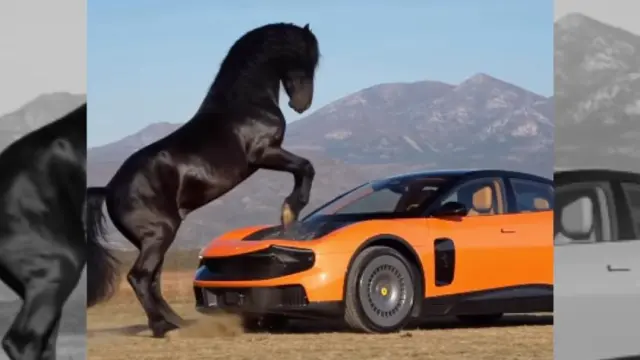 Animación con IA a modo de crítica del Ferrari Luce