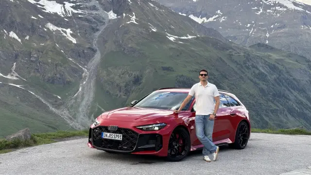 Audi RS 5 en la carretera alpina de Grossglockner