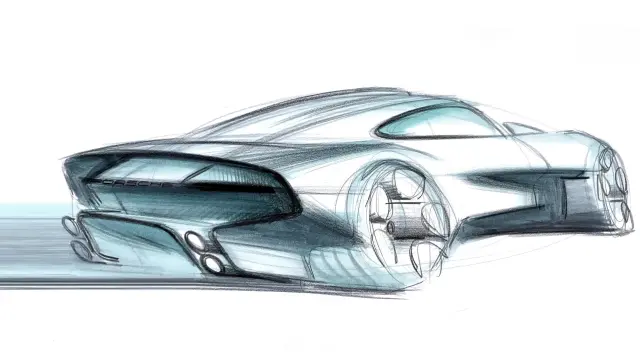 Bocetos del Porsche MIssion S