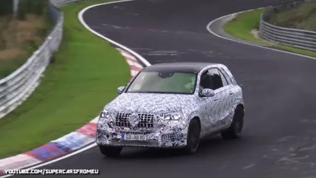 2019 Mercedes GLE 63 AMG Spied testing on the Nurburgring, Nordschleife!