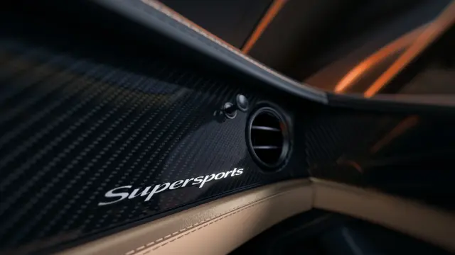 Interior del Bentley Supersports
