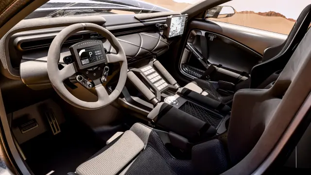 El interior del prototipo de Genesis.