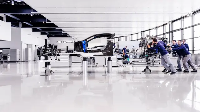 Fabricación del Bugatti Chiron