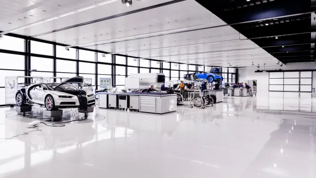 Fabricación del Bugatti Chiron
