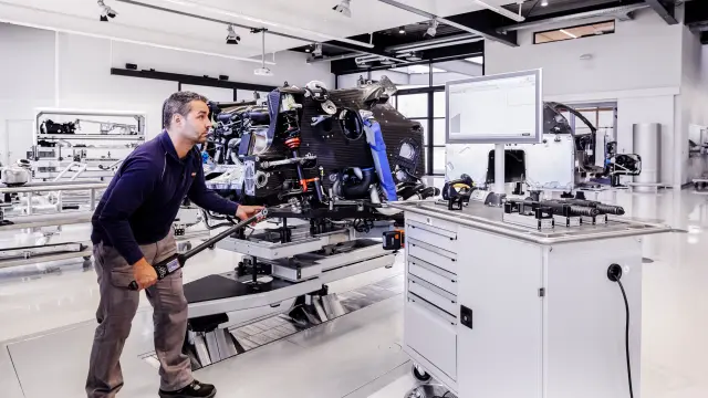 Fabricación del Bugatti Chiron