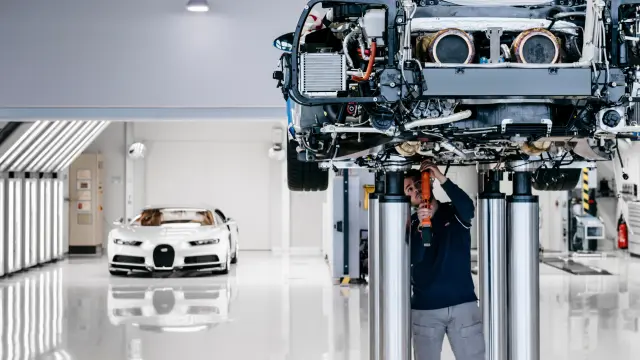 Fabricación del Bugatti Chiron