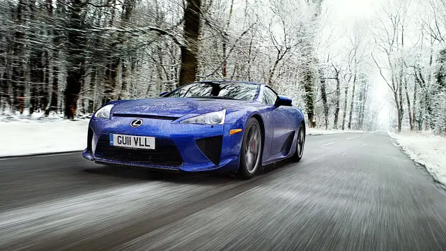 Jeremy Clarkson prueba del Lexus LFA