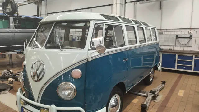 Una T1 en el taller de reparación.