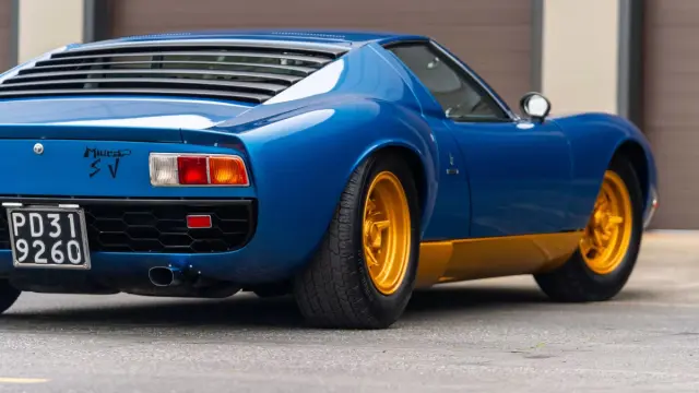 Lamborghini Miura SV a la venta con 1.516 kilómetros
