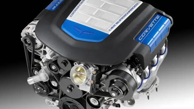 Motor V8 LS9 del Chevrolet Corvette ZR1 C6