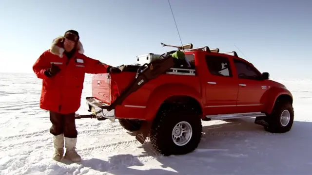 Toyota Hilux en el polo norte de Top Gear