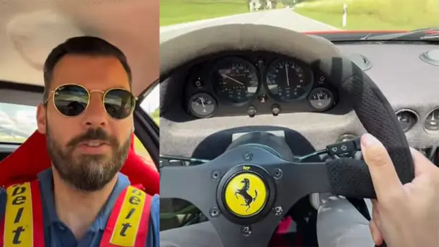 Mate Rimac Ferrari F40 turbo-lag