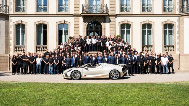 último Bugatti Mistral W16