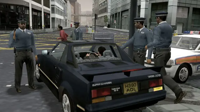 Capturas promocionales del videojuego The Getaway (2002) de PlayStation 2