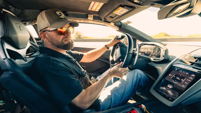 Prueba del Lamborghini Revuelto SV prototipo