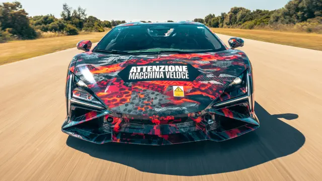 Prueba del Lamborghini Revuelto SV prototipo