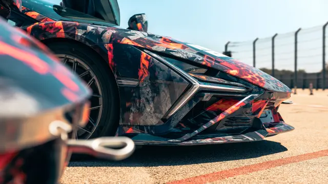 Prueba del Lamborghini Revuelto SV prototipo