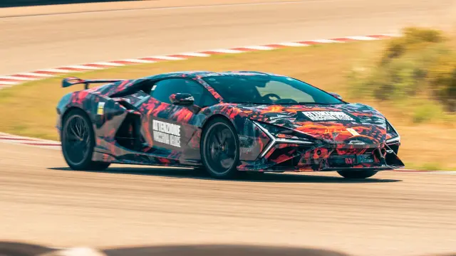 Prueba del Lamborghini Revuelto SV prototipo