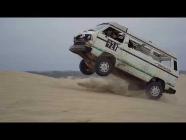 Una VW Camper en la Baja México