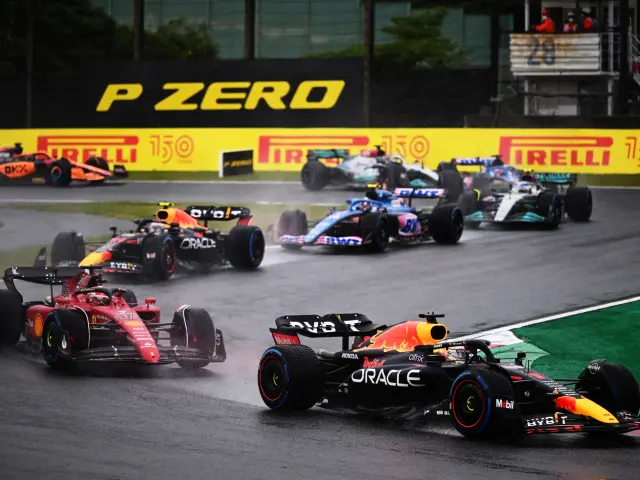 Un momento del GP de Japón de 2022