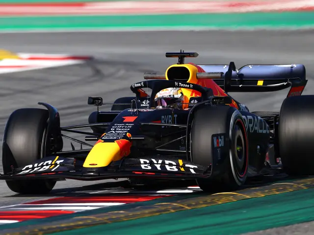 Max Verstappen, Red Bull Racing RB18. Test de F1 2022 en Montmeló.