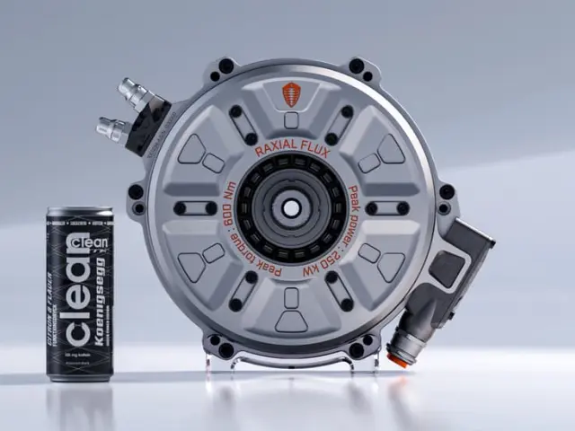 Motor eléctrico de Koenigsegg.