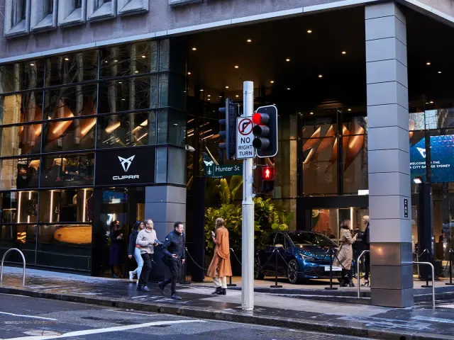 Concesionario Cupra en Sidney, Australia.