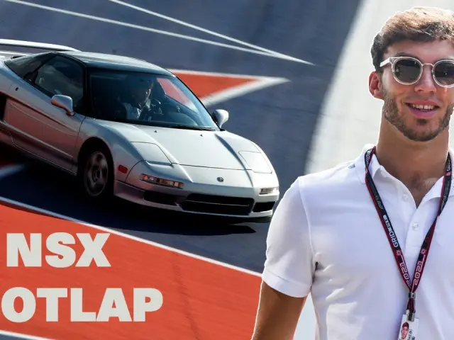 PIERRE GASLY'S VINTAGE NSX HOTLAP - COTA