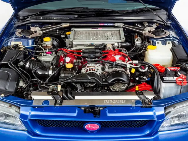 Motor del Subaru Impreza STi 22B.