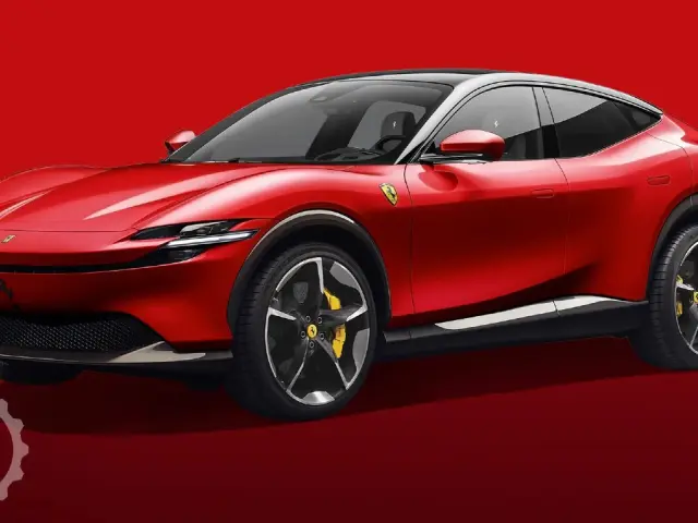 Recreación del Ferrari eléctrico.
