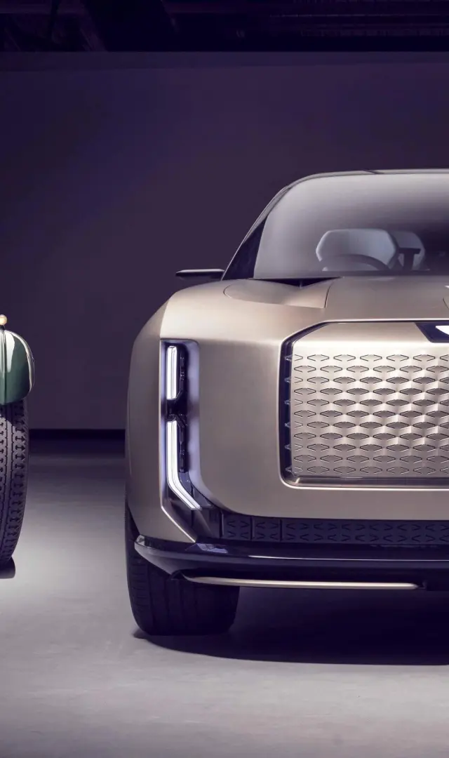 El Bentley EXP 15 y su enorme calandra