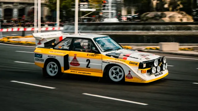 Audi Quattro S1 de Carlos Sainz, Madrid.
