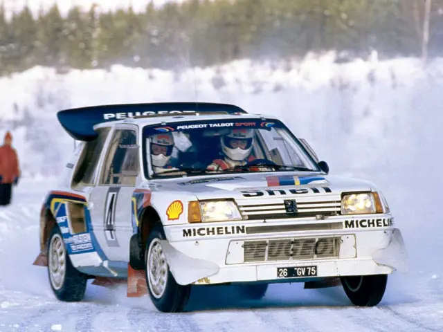 Peugeot 205 Turbo 16.