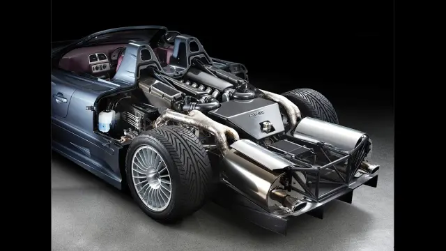 Mercedes GLK GTR Roadster - motor