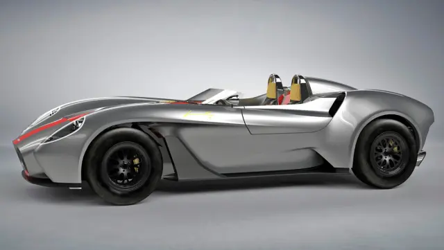 Las líneas del Jannarelly Design-1 nos llevan a otra época en la que 'conducción' se escribía con mayúsculas...
