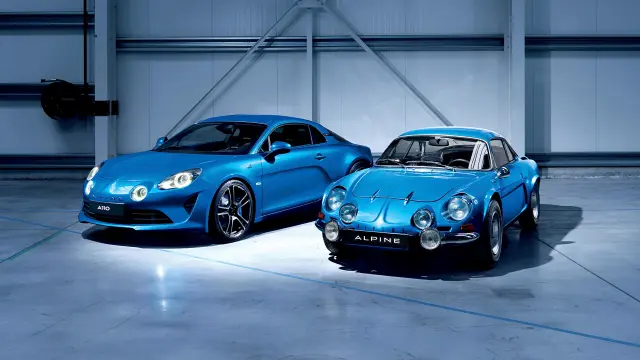 Alpine A110 original y de segunda generación.